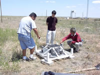 setting up disdrometer